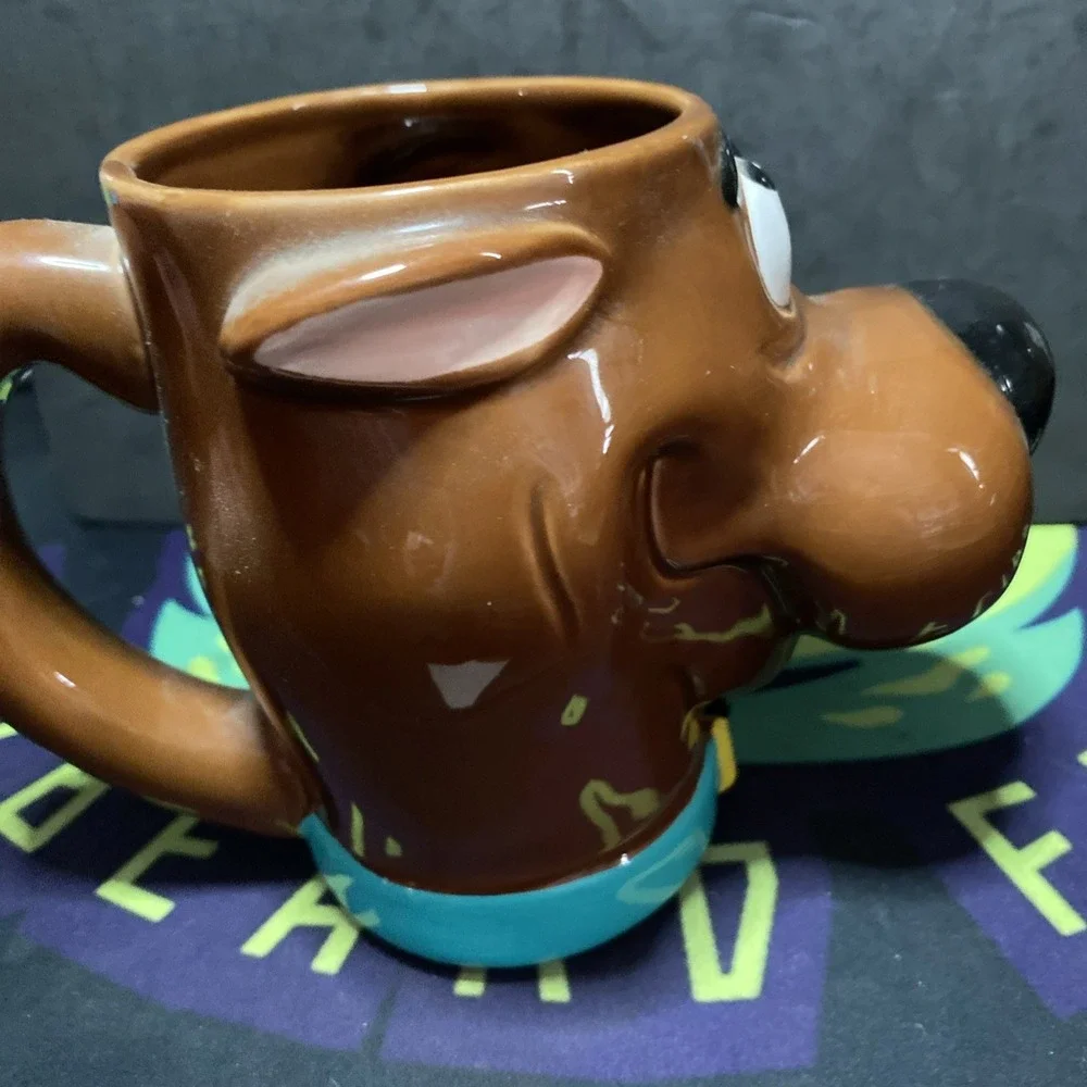 Rare! Scooby Doo 3D Mug - Warner Brothers Store - 1998 Tongue Out Nice Vintage